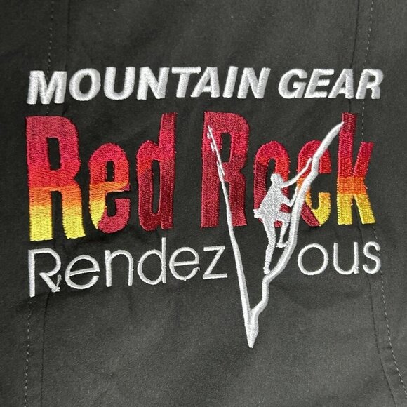 North Face Jacket Womens Medium Black Softshell Red Rock Climbing Mountain Gear - Picture 4 of 14